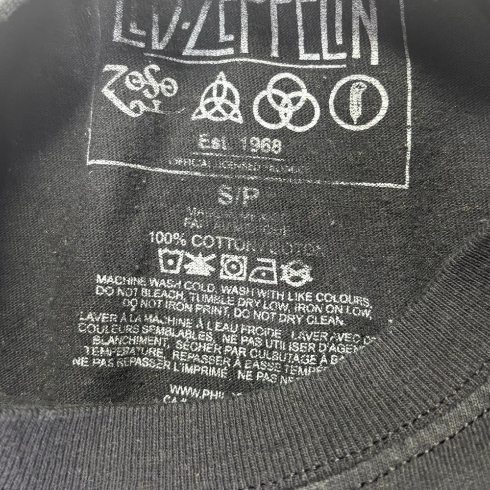 Led Zeppelin T-Shirt Men’s Small Concert Tokyo Japan Short Sleeve World Tour - Picture 3 of 9